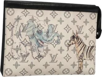 Louis Vuitton Pre-owned Clutches, female, White, Size: ONE SIZE Pre-owned Vintage Clutch