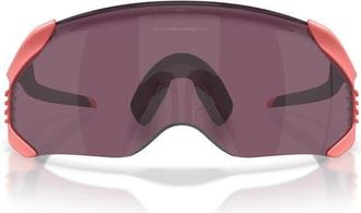 Oakley 52mm Velo Kato Prizm Rectangle Sunglasses in Muted Metallic Paloma at Nordstrom