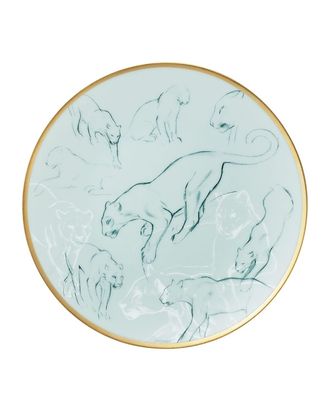 Herm&egrave;s Felines Carnets dEquateur Bread & Butter Plate