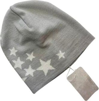 Jimmy Choo London Grey Beanie Hat