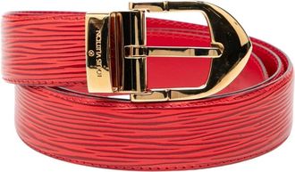 Louis Vuitton Pre-owned Belts, female, Red, Size: ONE SIZE Pre-owned Epi Leather Reversible Belt