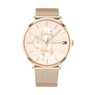 Tommy Hilfiger Jenna Horloge - Dames - Horloges - Roze - ONE Size - Accessoires