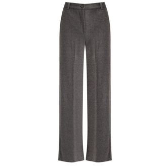 Max Mara Broeken, Dames, Grijs, XS, Wijde broek