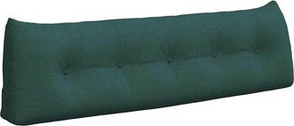vidaXL Coj&iacute;n De Espalda Verde Oscuro 160 X 24 X 50 Cm Tela Vidaxl