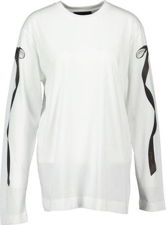 Simone Rocha Bow Tail T Shirt - Cotton - White