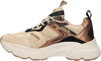 Haboob Schoenen, Dames, Beige, 42 EU, Olivia Sneakers voor Dames