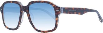 Scotch & Soda Bruine Vierkante Gradient Herenzonnebril - Heren - Zonnebrillen - Bruin - ONE Size - Accessoires