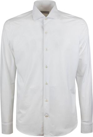 Ghirardelli White Stretch Classic Shirt