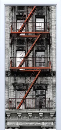 OEM Adhesivo De Tela Para Puerta De Escalera De Incendios Antigua De Manhattan 740pd