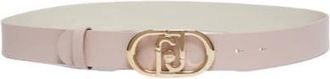 Liu Jo Elegante imitatieleren riem roze - Dames - Riemen - Roze - S - Leer - Accessoires