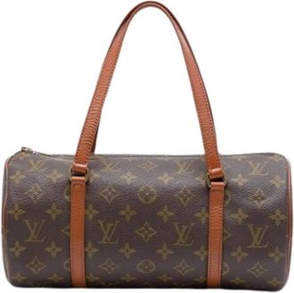 Louis Vuitton Pre-owned Papillon 30 - Dames - Vintage Handtas - Bruin - ONE Size - Leer - Vintage
