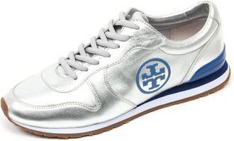 Tory Burch Blue Runner Schoen - Dames - Sneakers - Grijs - 36 1/2 EU - Schoenen