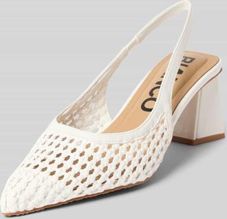 Bianco Pumps in semitransparentem Design Modell MARALYN in Weiss, Gr&ouml;&szlig;e 36