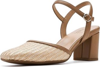 Naturalizer Wave High Womens Heels Brown Woven Fabric : 9.5 M (B), Synthetic