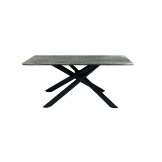Konte Design Mesa de roble macizo 250x100 cm (beton)