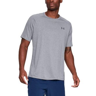 Under Armour Mens Tech Training T-Shirt Relaxed Fit Steel Light Heather 3XL