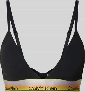 Calvin Klein Underwear Bralette aus Baumwoll-Mix in Black, Gr&ouml;&szlig;e XL