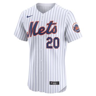 Nike Pete Alonso New York Mets Nike Mens Dri-FIT ADV MLB Elite Jersey in White | 90B0NMHONM9-GR2