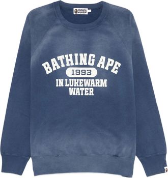 A Bathing Ape Destroy gewassen effect relaxed fit sweatshirt met ronde hals M