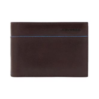 Piquadro Leather Wallet with Coin Pocket