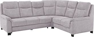 HOME AFFAIRE Ecksofa »Boccaccio L-Form« mit Federkern, incl. Kopfteilverstellung, wahlweise Bettfunktion