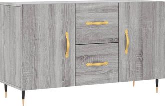 vidaXL Vidaxl - Aparador De Madera De Ingenier&iacute;a Gris Sonoma 100x36x60 Cm