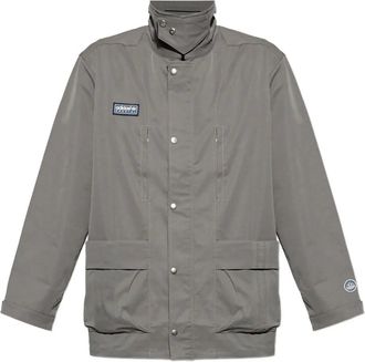 adidas Merkland SPZL jack met logopatch - Grijs