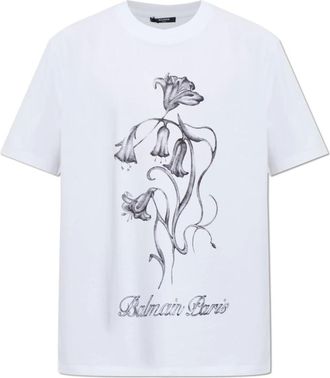 Balmain Hombre, Camisetas, Blanco, Talla: XL
