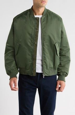 Percival Nylon Bomber Jacket in Forest at Nordstrom Rack, Size Large