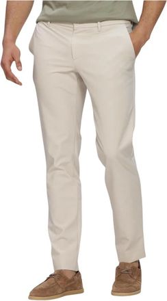 Alberto Alberto, Broeken, Heren, Beige, W33 L34, Leer, Move Pant