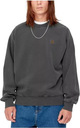 Carhartt Work in Progress Nelson Sweatshirt - Heren - Sweatshirts - Zwart - XL - Katoen - Hoodies & sweatvesten