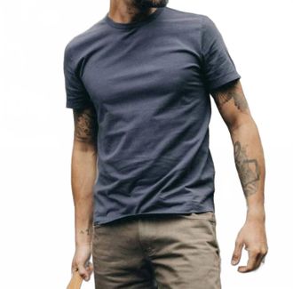Taylor Stitch Organic Cotton Tee In Navy