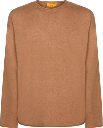 Guest In Residence Truien & Vesten, Heren, Beige, L, Kasjmier, Trui met ronde hals