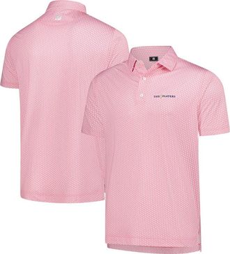FootJoy Mens FootJoy Pink 2025 THE PLAYERS ProDry Houndstooth Geo Lisle Polo at Nordstrom, Size X-Large