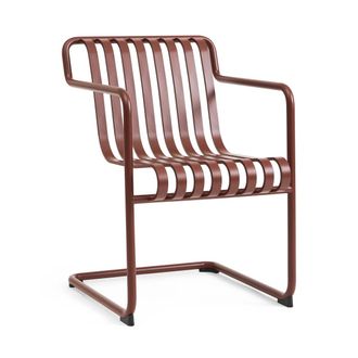 HAY Palissade Cantilever Dining Armlehnenstuhl, iron red