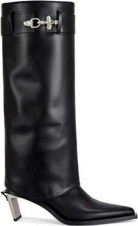 Azalea Wang Chrono Block Boot in Black at Nordstrom, Size 7.5