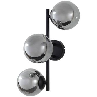Lindby Lindby L&aacute;mpara De Pared orbelia En Negro Vidrio