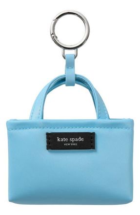 Kate Spade New York nano tote bag charm in Pristine Pool at Nordstrom