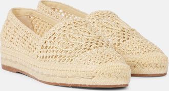 Chloé Chloé Espadrillas in crochet con logo