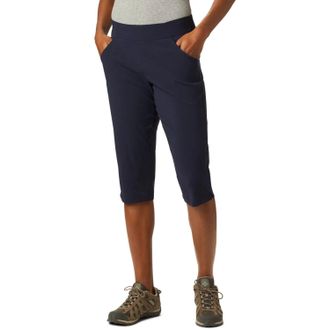 Columbia Anytime Pants Womens Dark Nocturnal Casual Capri Cropped KFC609