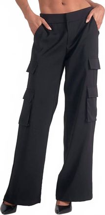 Elan Raja Cargo Pants In Black