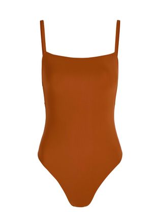 Lido Tre Swimsuit - Terracotta - S (UK8-10 / S)