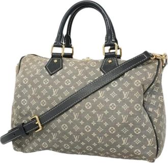 Louis Vuitton Borsa Vintage Pre-owned in Tela - - Pre-owned - Donna - Blu - ONE SIZE