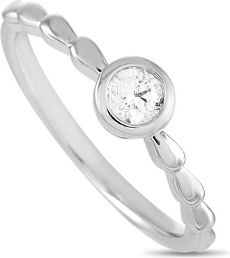 Luxury Bazaar 14K White Gold 0.25 ct Diamond Ring