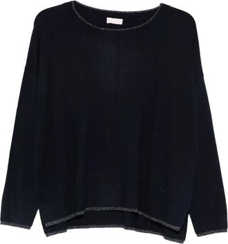 Liu Jo glitter-embellished jumper - Blue