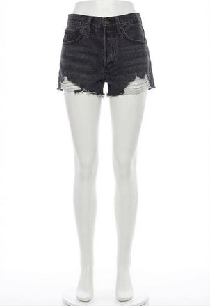 Z Supply Classic Hi-Rise Denim Short In Washed Black