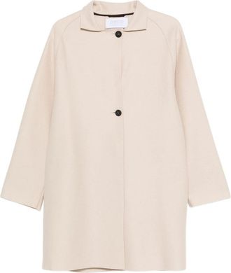 Harris Wharf London Raglan-sleeve Button Coat