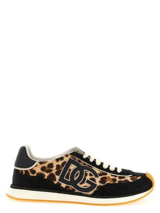 Dolce & Gabbana Multicolor Calfskin Low Top Womens Sneakers