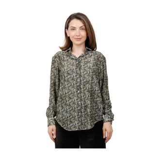 Caliban Dames, Blouses & Shirts, Veelkleurig, Maat: 3XL Polyamide