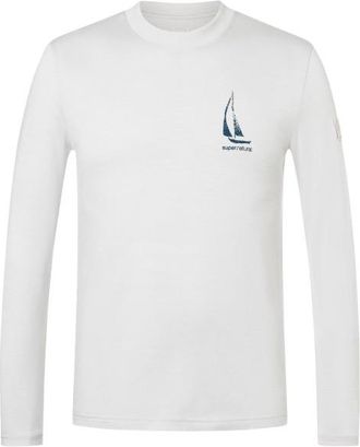super.natural Sailing Boat Bio Jersey L/S Merinoshirt f&uuml;r Herren | wei&szlig;